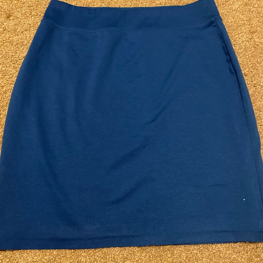 Style and Co. blue pencil skirt